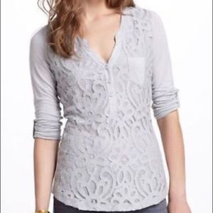 Anthropologie Vanessa Virginia Lace Shirt
